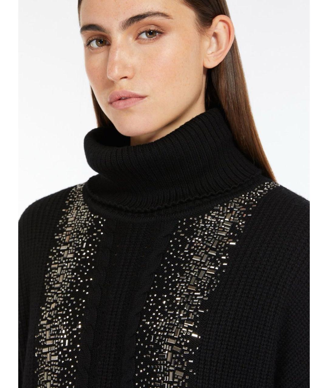 MAX MARA Черный джемпер / свитер, фото 2