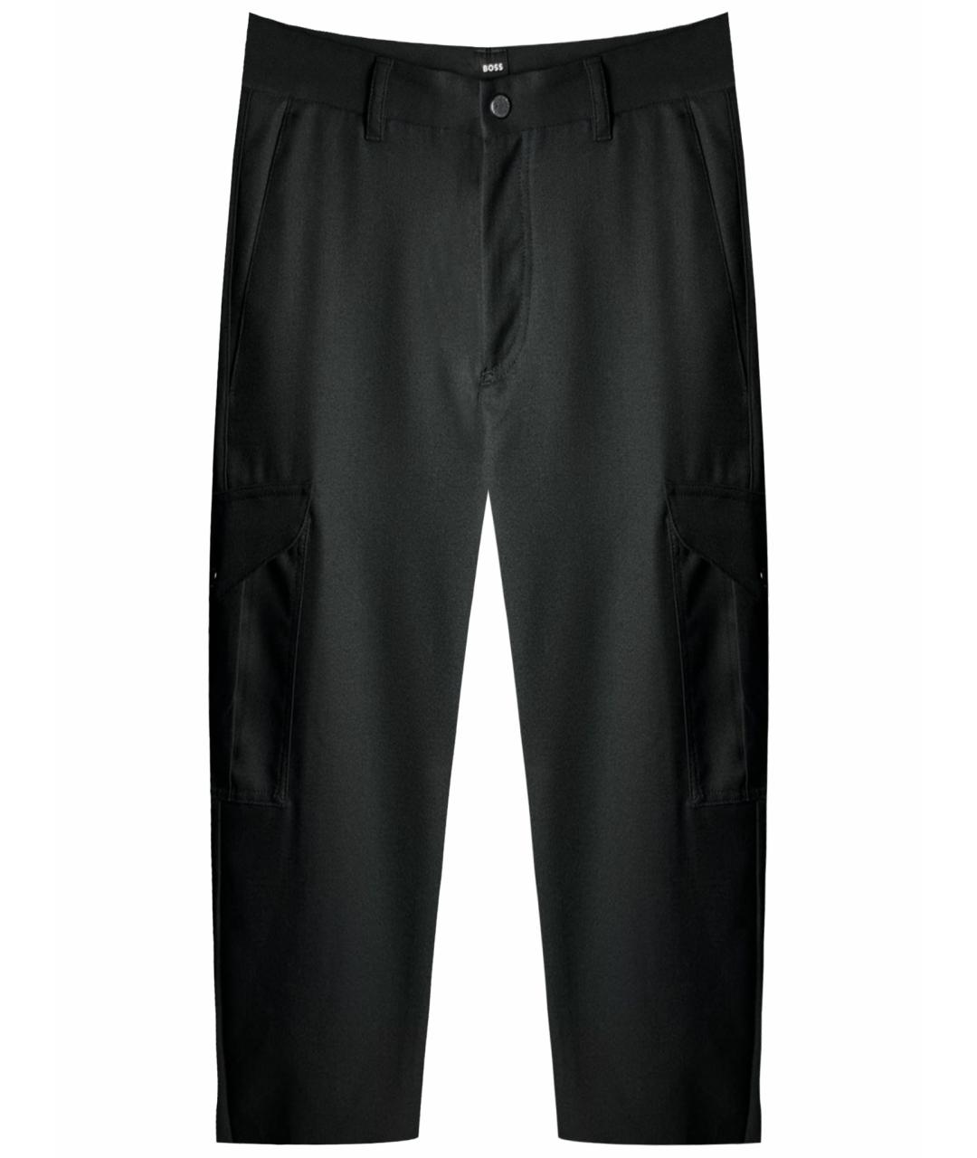 HUGO BOSS Черные повседневные брюки, фото 1