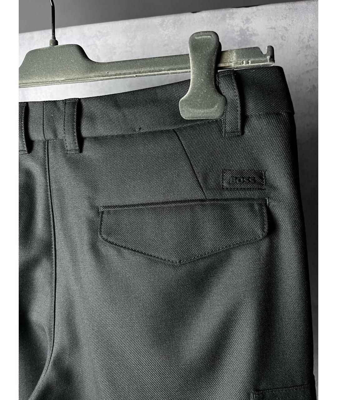 HUGO BOSS Черные повседневные брюки, фото 6