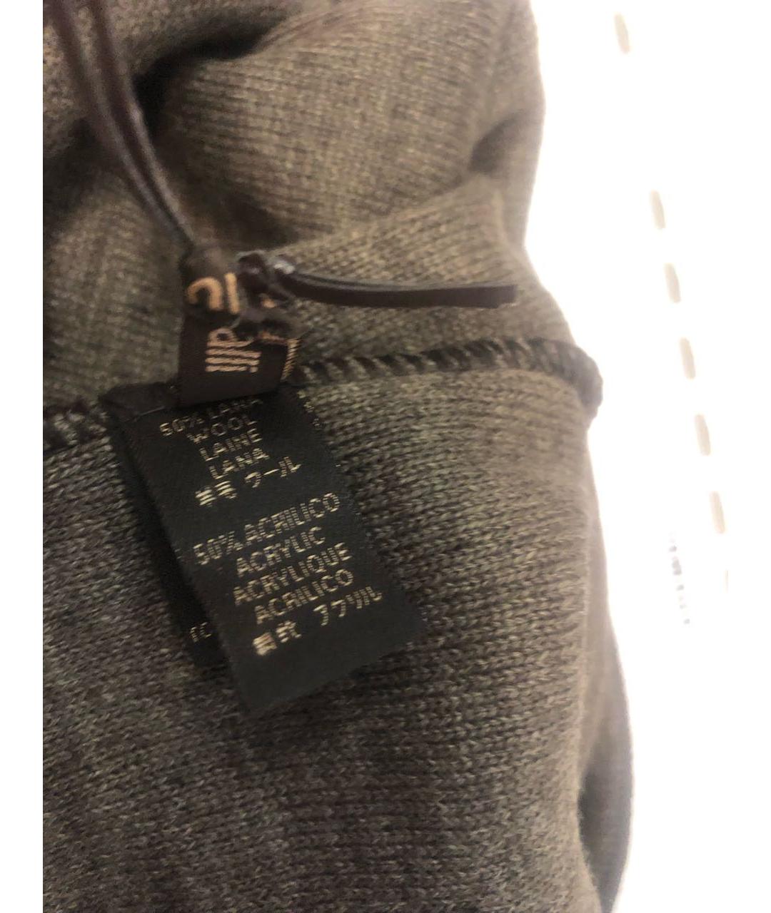 ROBERTO CAVALLI Коричневая шерстяная шапка, фото 4