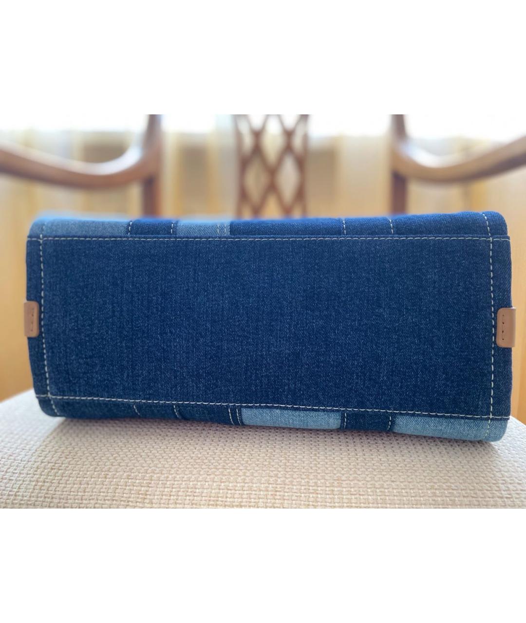 MARC JACOBS Голубая деним сумка тоут, фото 7