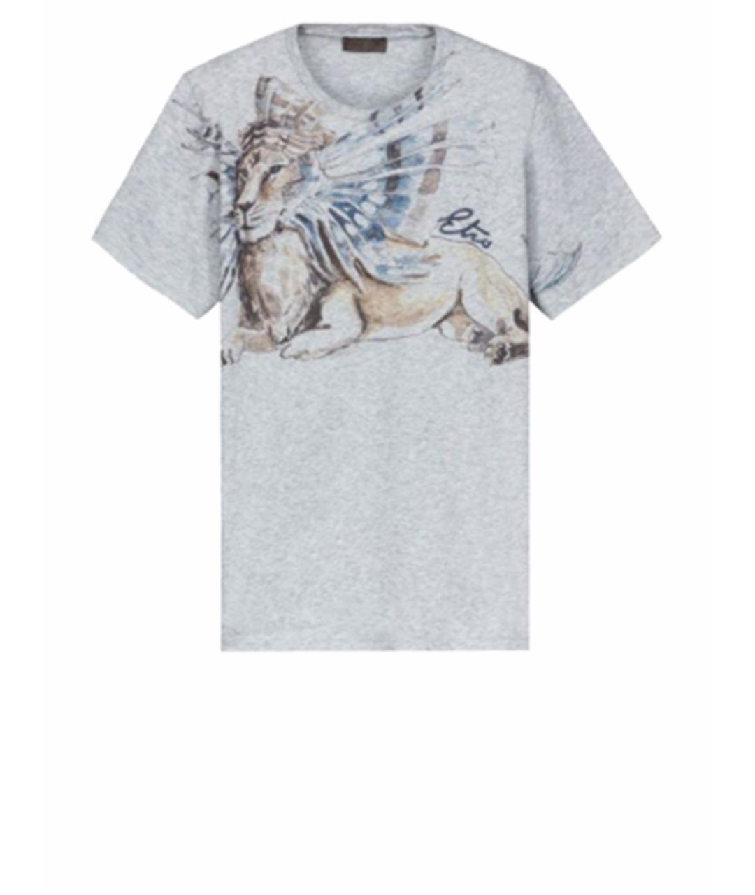 ETRO Белая хлопковая футболка, фото 1