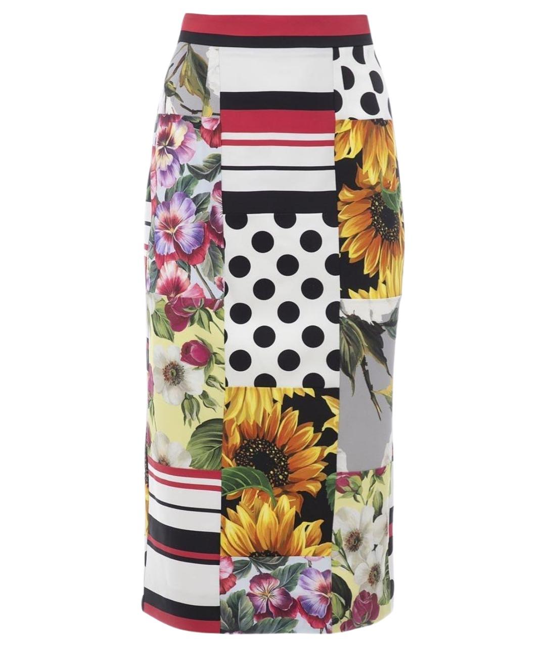 DOLCE&GABBANA Мульти юбка миди, фото 1