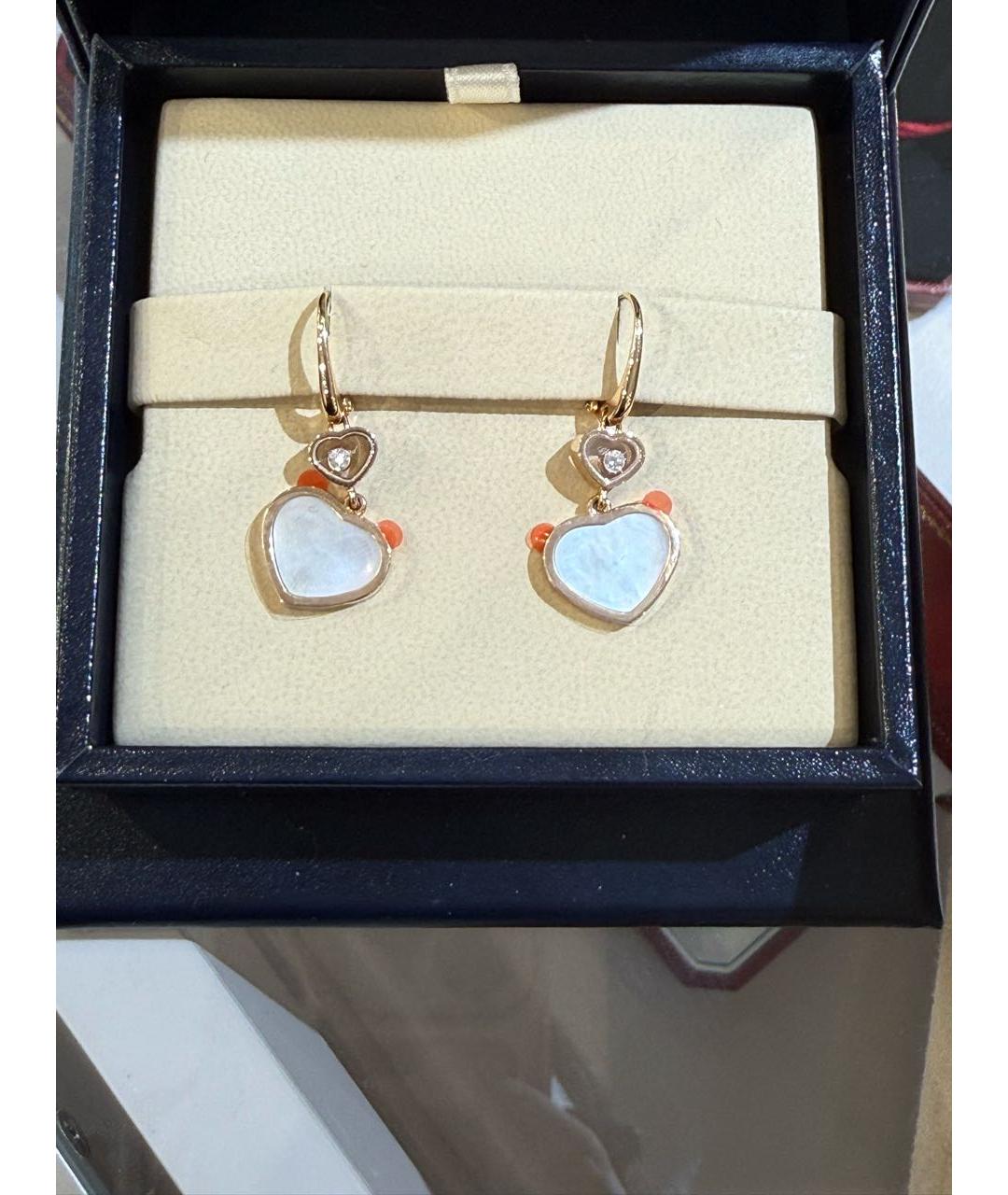 CHOPARD Золотые серьги из розового золота, фото 4