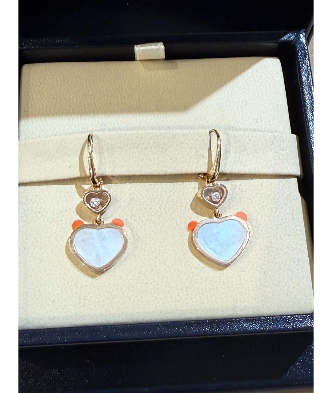 CHOPARD Золотые серьги из розового золота, фото 2