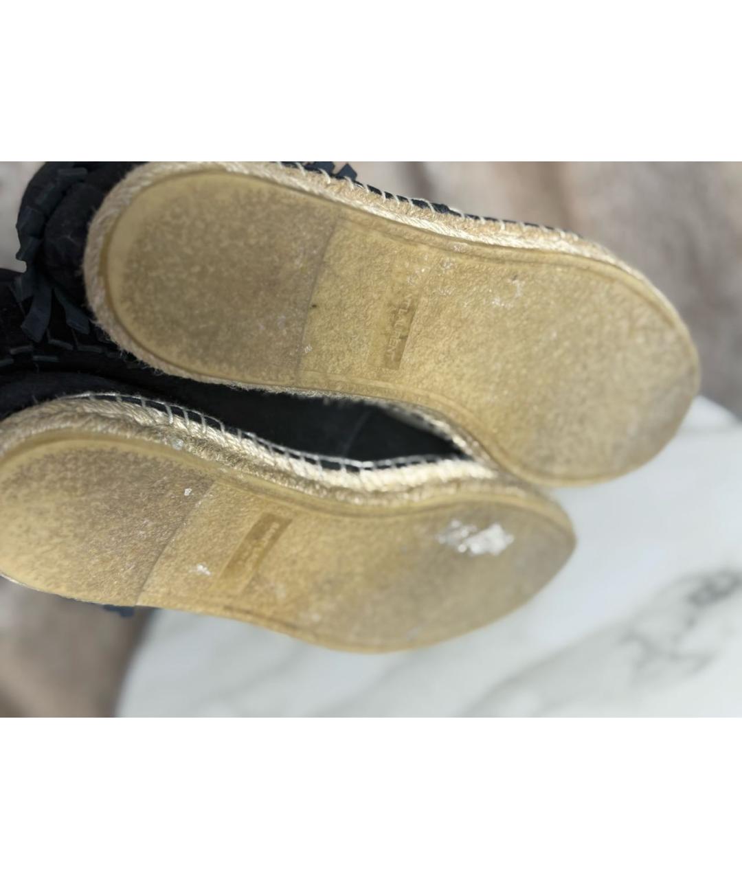 SAINT LAURENT Черные кожаные ботинки, фото 7