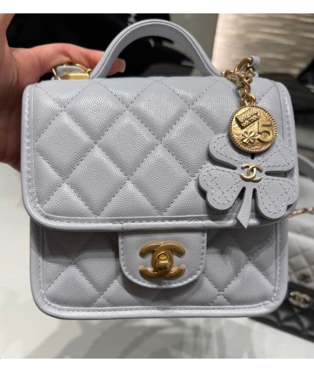 CHANEL Черная кожаная сумка через плечо, фото 2