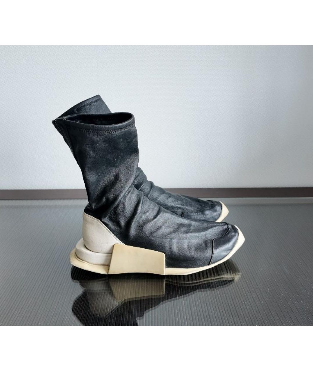RICK OWENS DRKSHDW Кожаные высокие кроссовки / кеды, фото 6