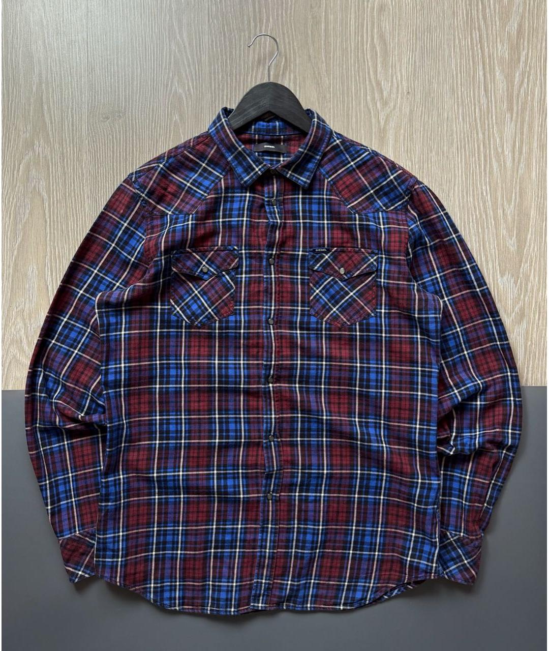 DIESEL Мульти хлопковая кэжуал рубашка, фото 6