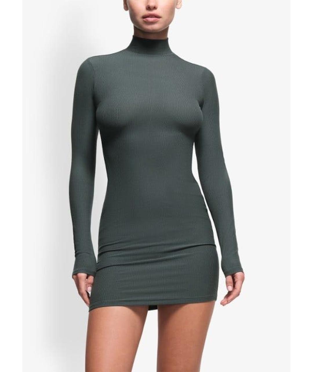 SKIMS Зеленые повседневное платье, фото 2