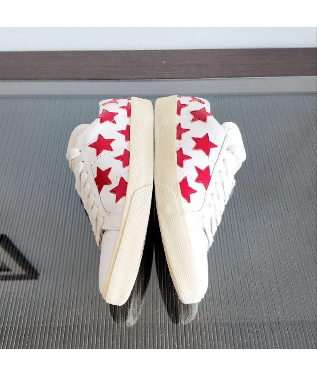 SAINT LAURENT Кожаные кеды, фото 3