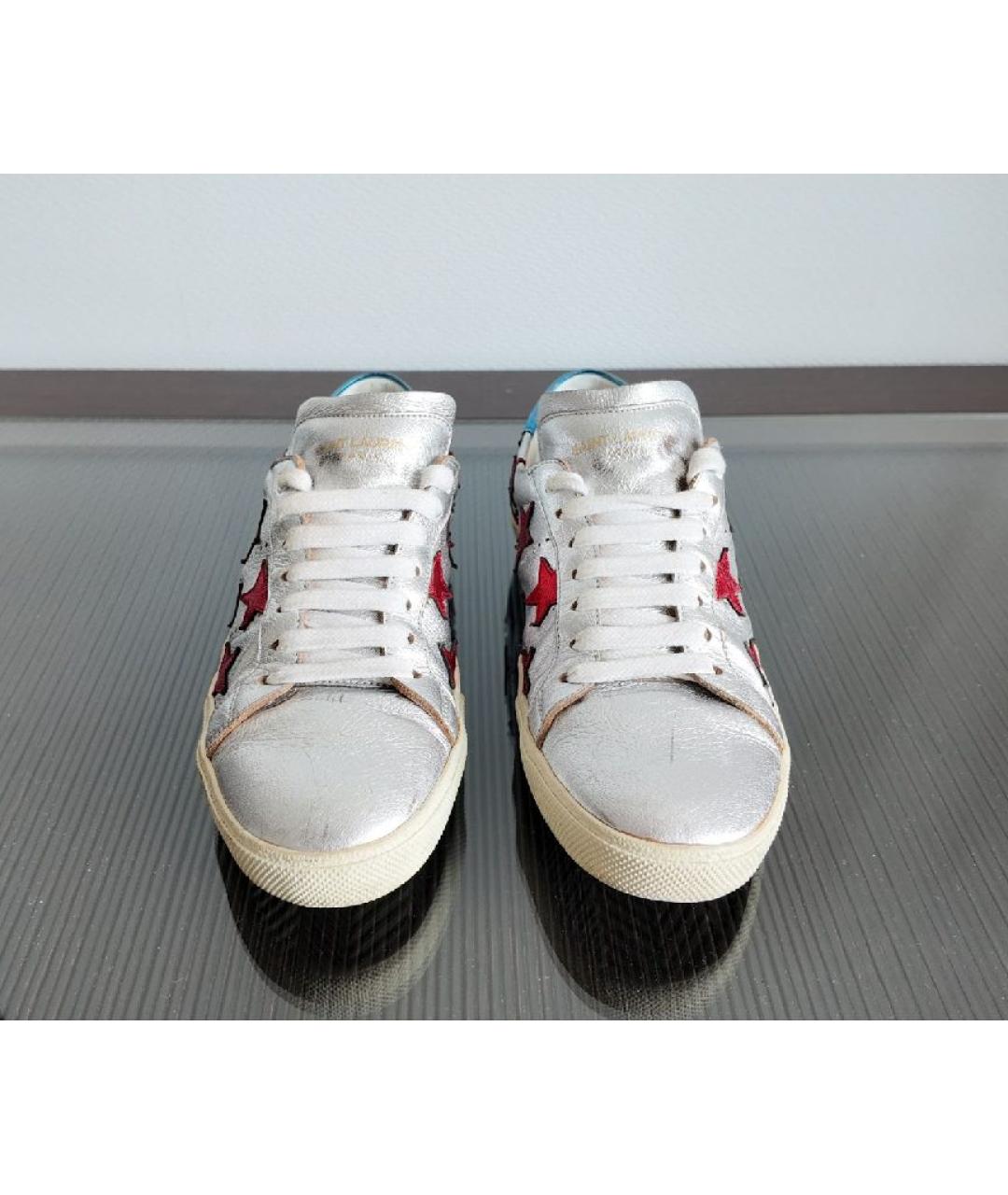 SAINT LAURENT Кожаные кеды, фото 2