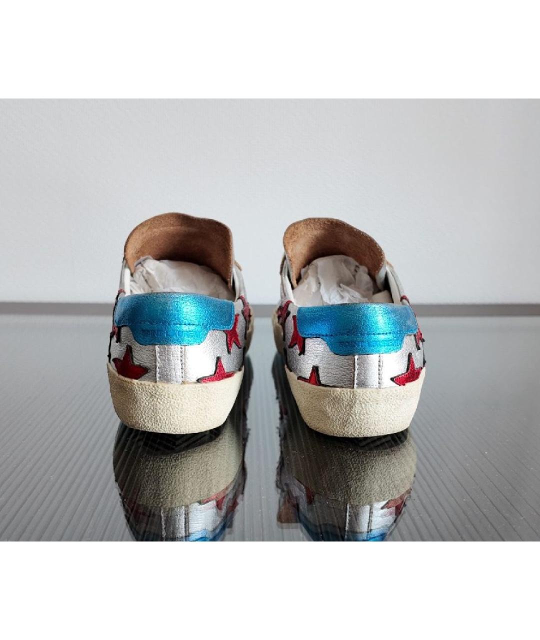 SAINT LAURENT Кожаные кеды, фото 4