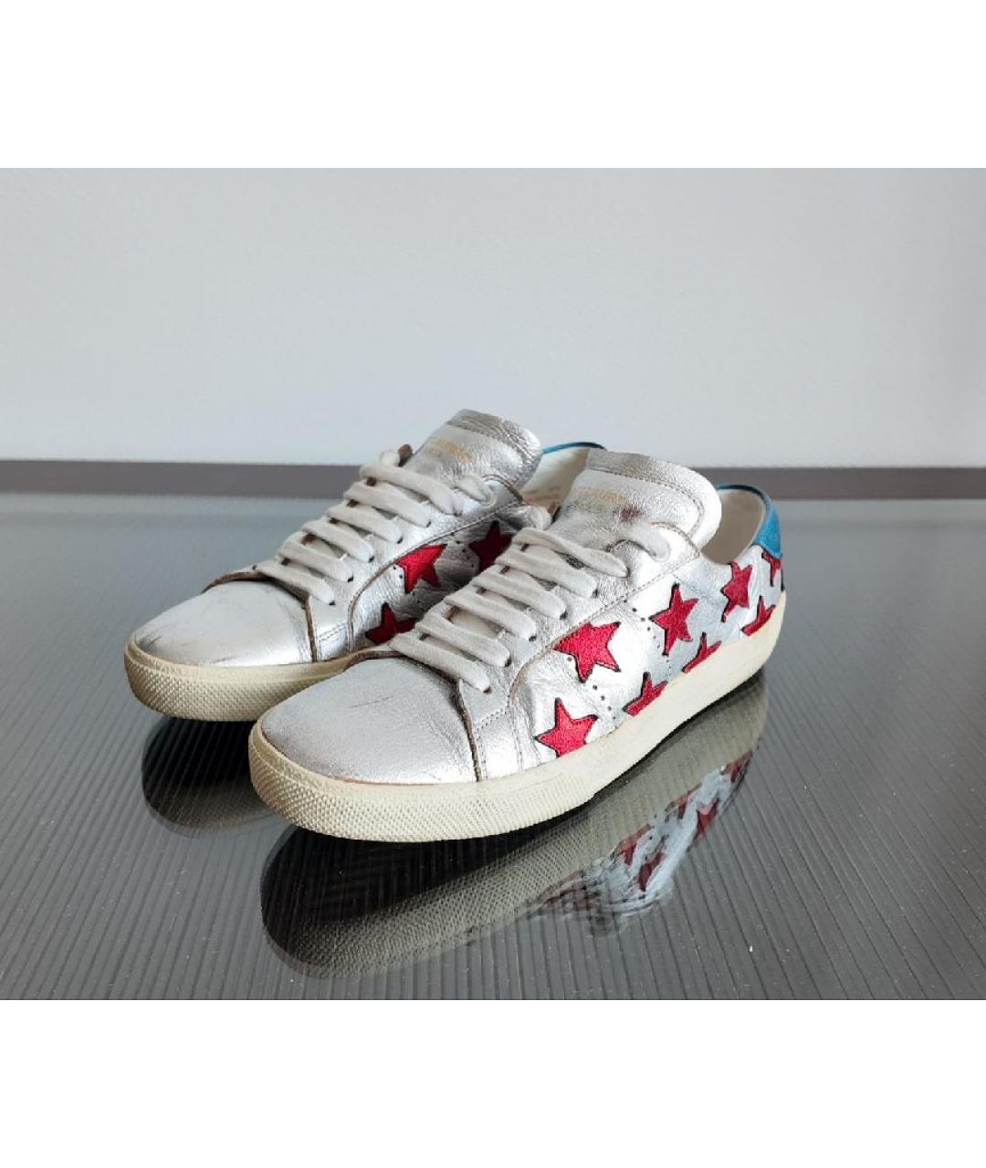 SAINT LAURENT Кожаные кеды, фото 3