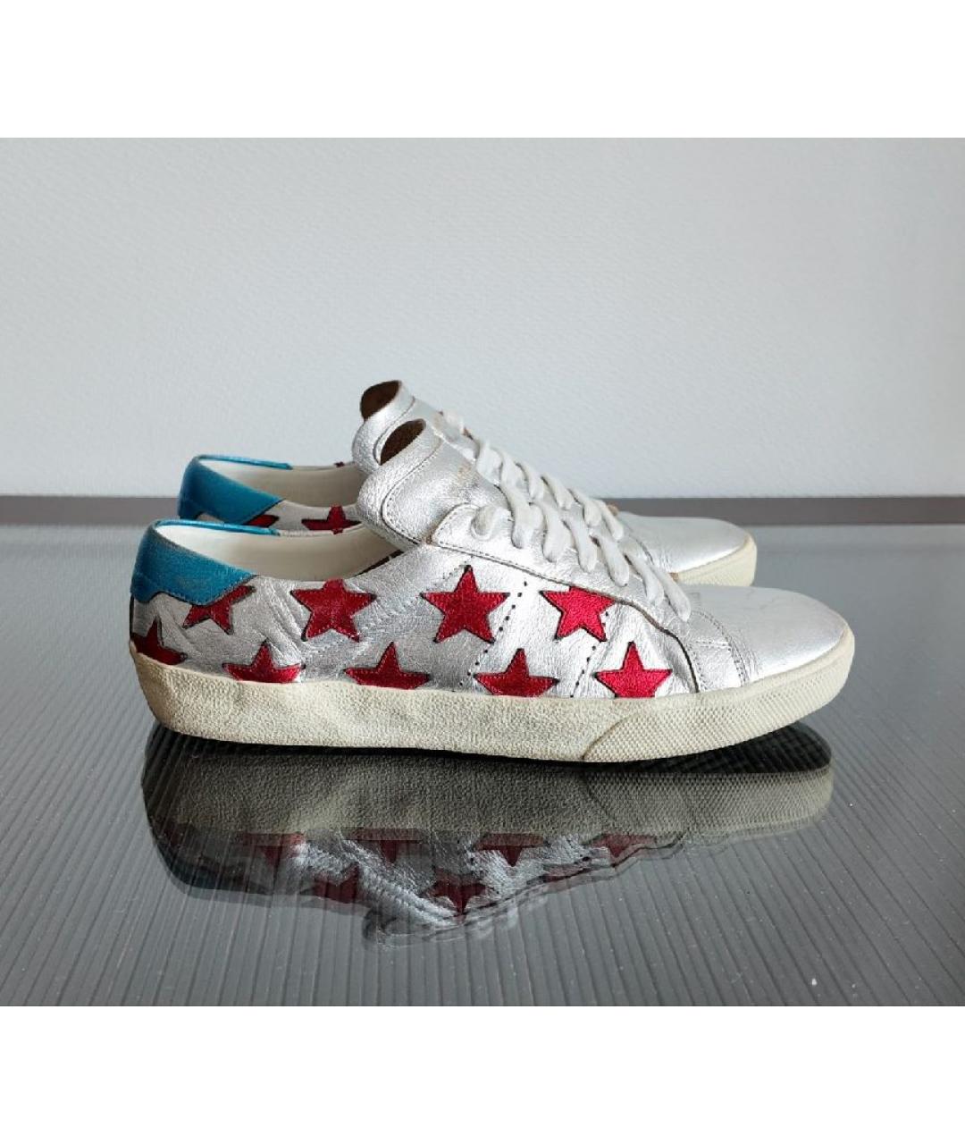 SAINT LAURENT Кожаные кеды, фото 7