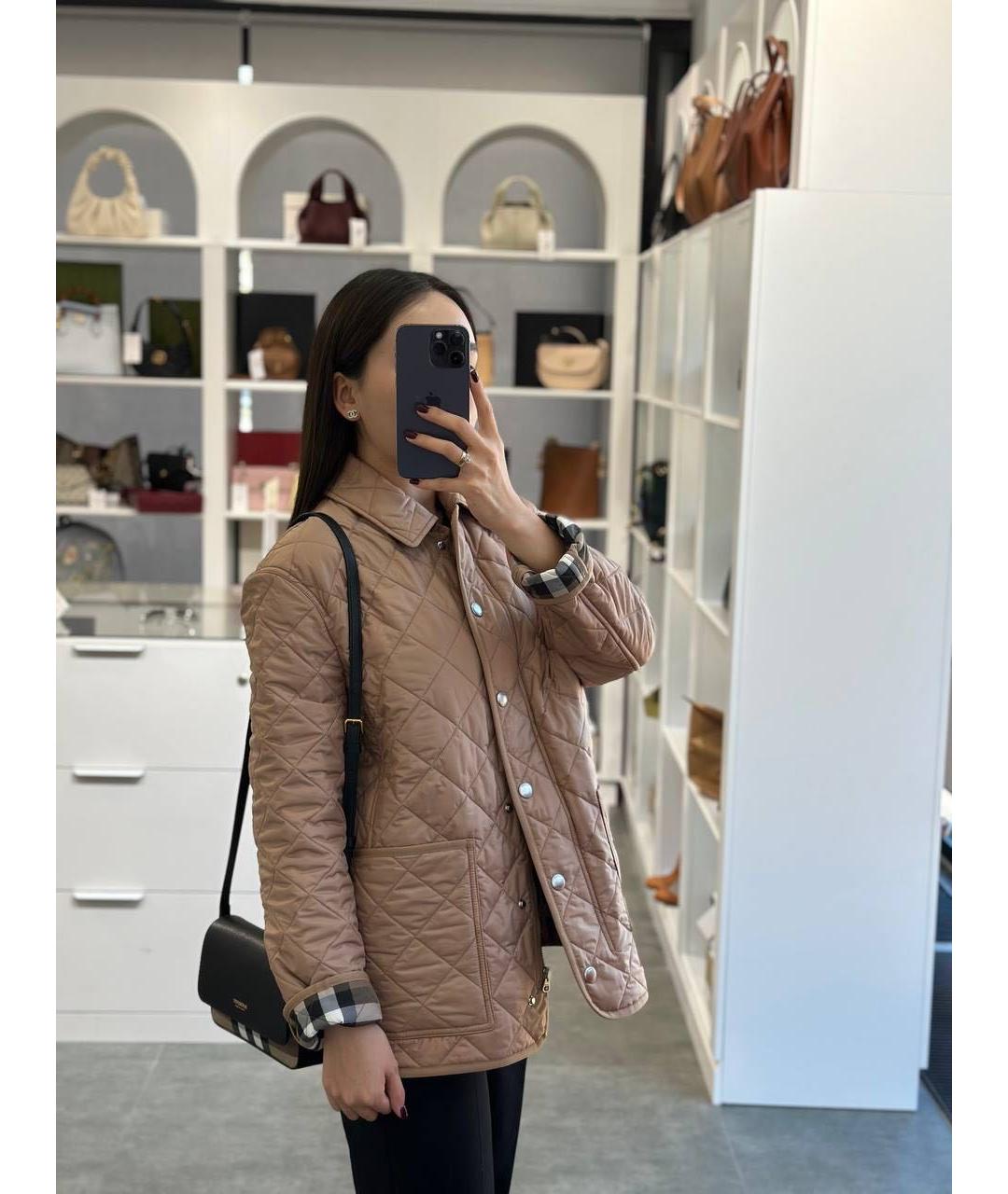 BURBERRY Бежевая куртка, фото 4
