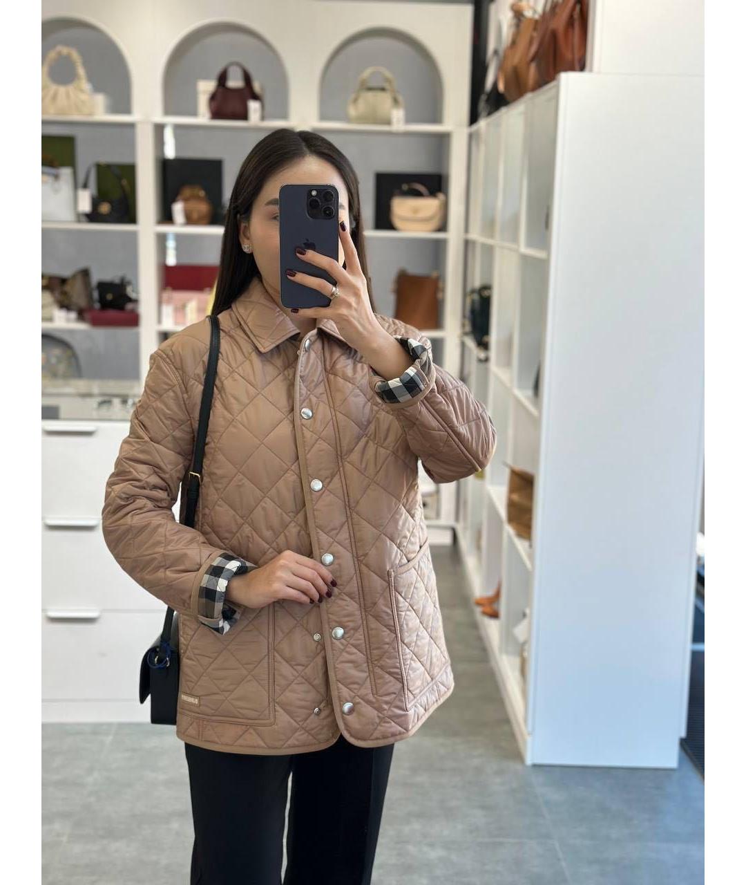 BURBERRY Бежевая куртка, фото 2