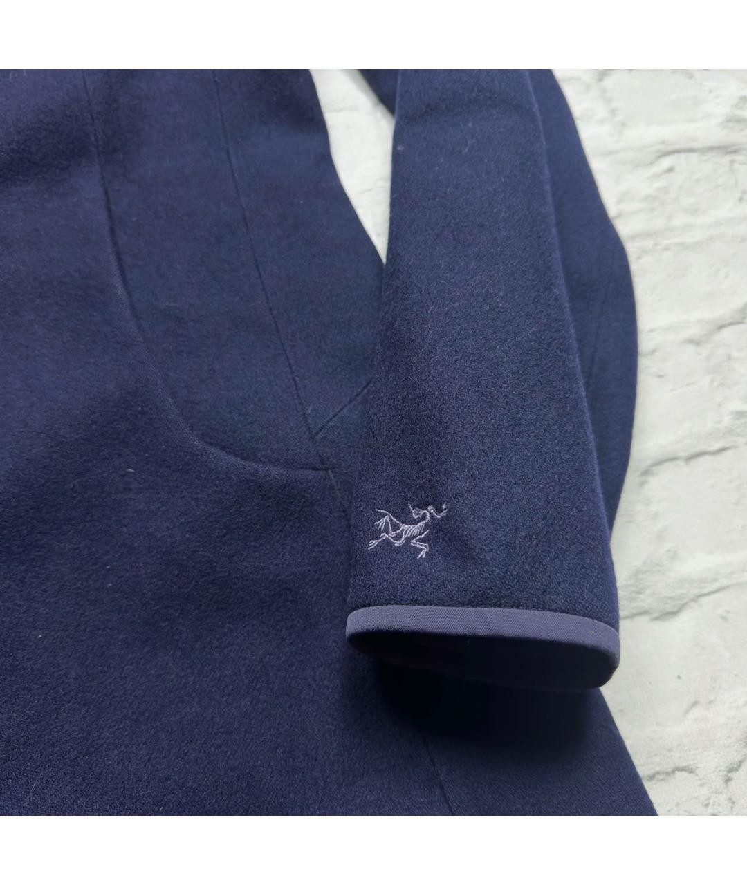 ARCTERYX Фиолетовое шерстяное пальто, фото 2