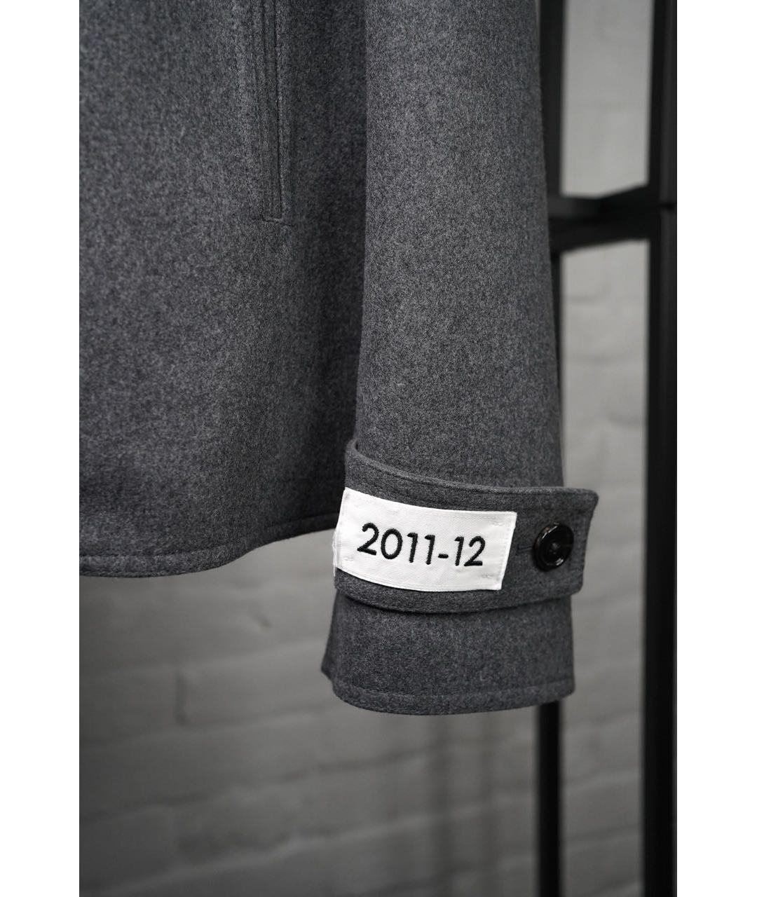 DOLCE&GABBANA Антрацитовое шерстяное пальто, фото 5
