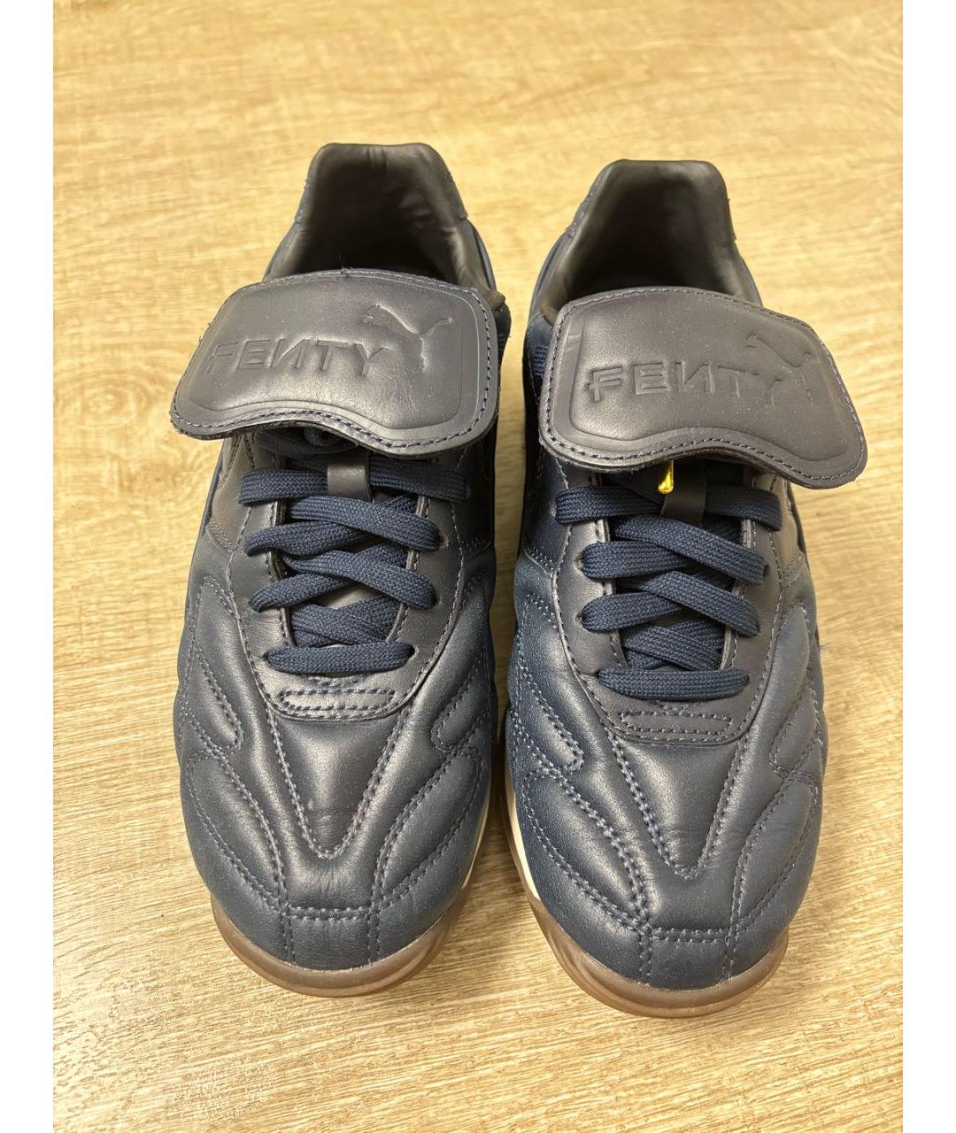 FENTY X PUMA Синие кожаные кеды, фото 2
