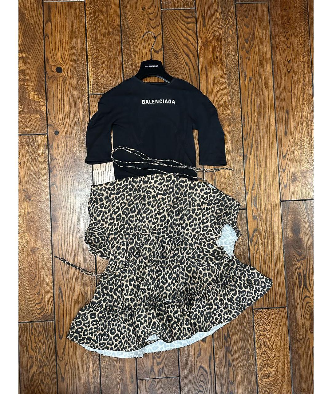 BALENCIAGA Черное повседневное платье, фото 2