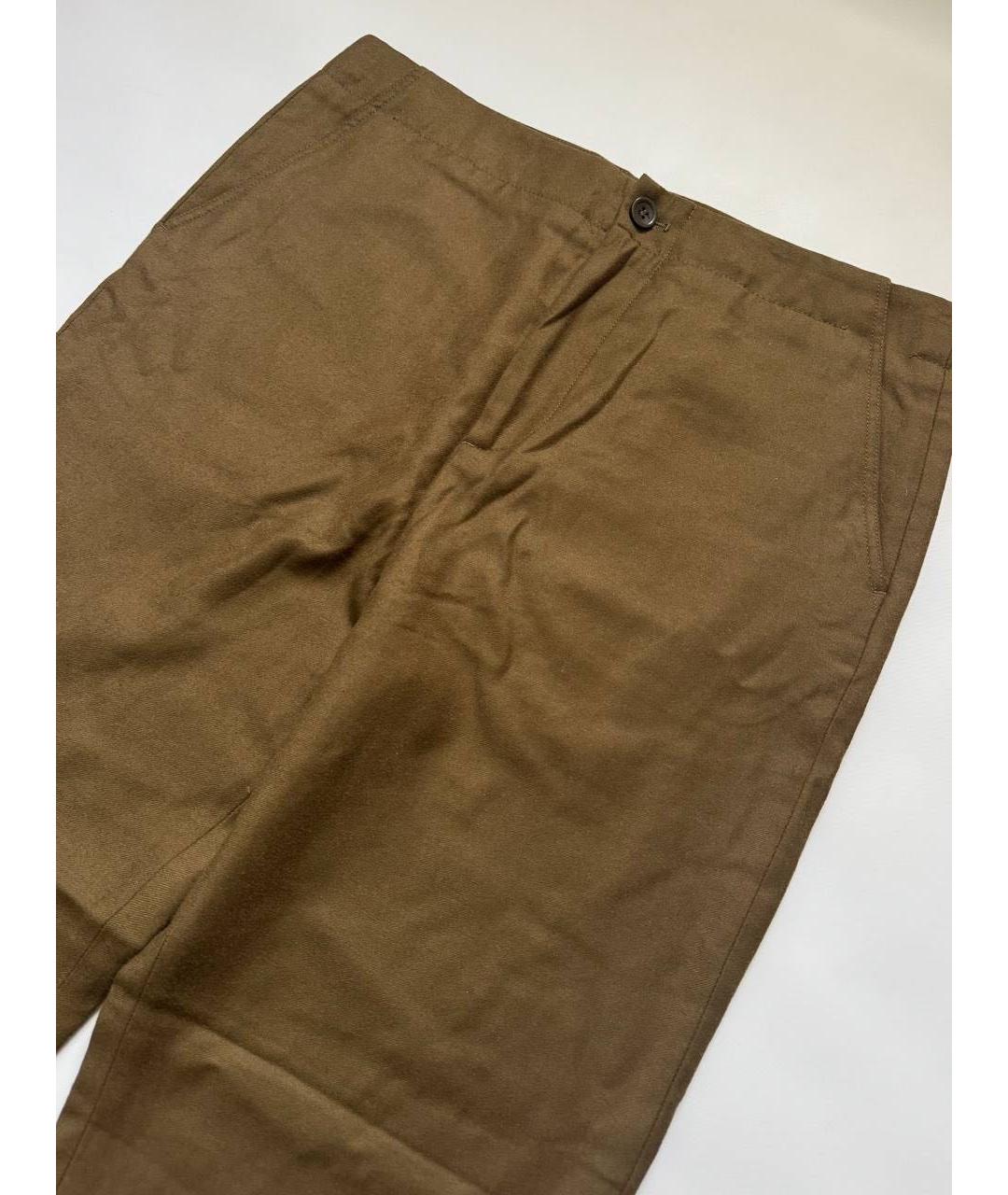 ACNE STUDIOS Коричневые шерстяные классические брюки, фото 6