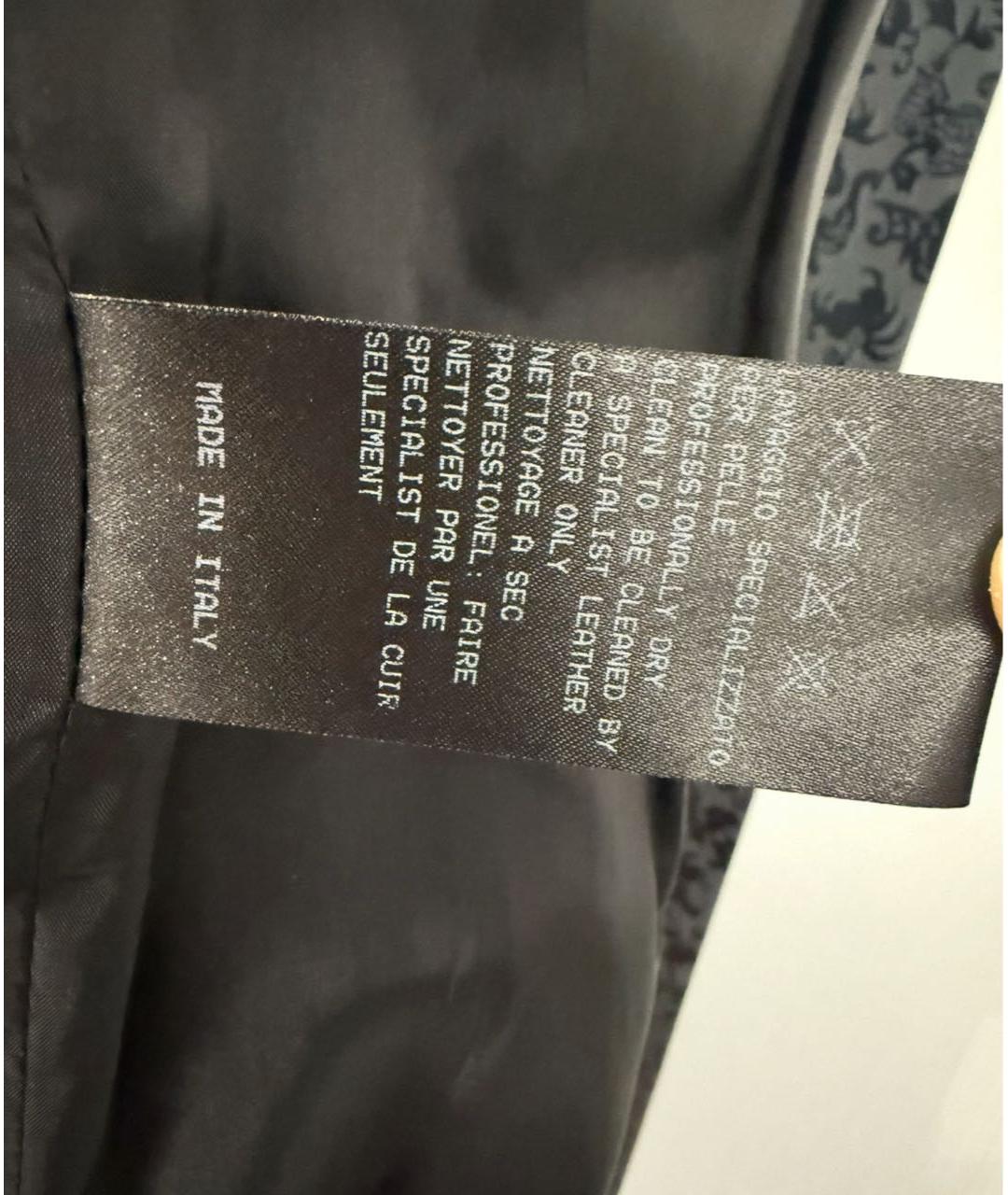 DROME Черный кожаный тренч/плащ, фото 6