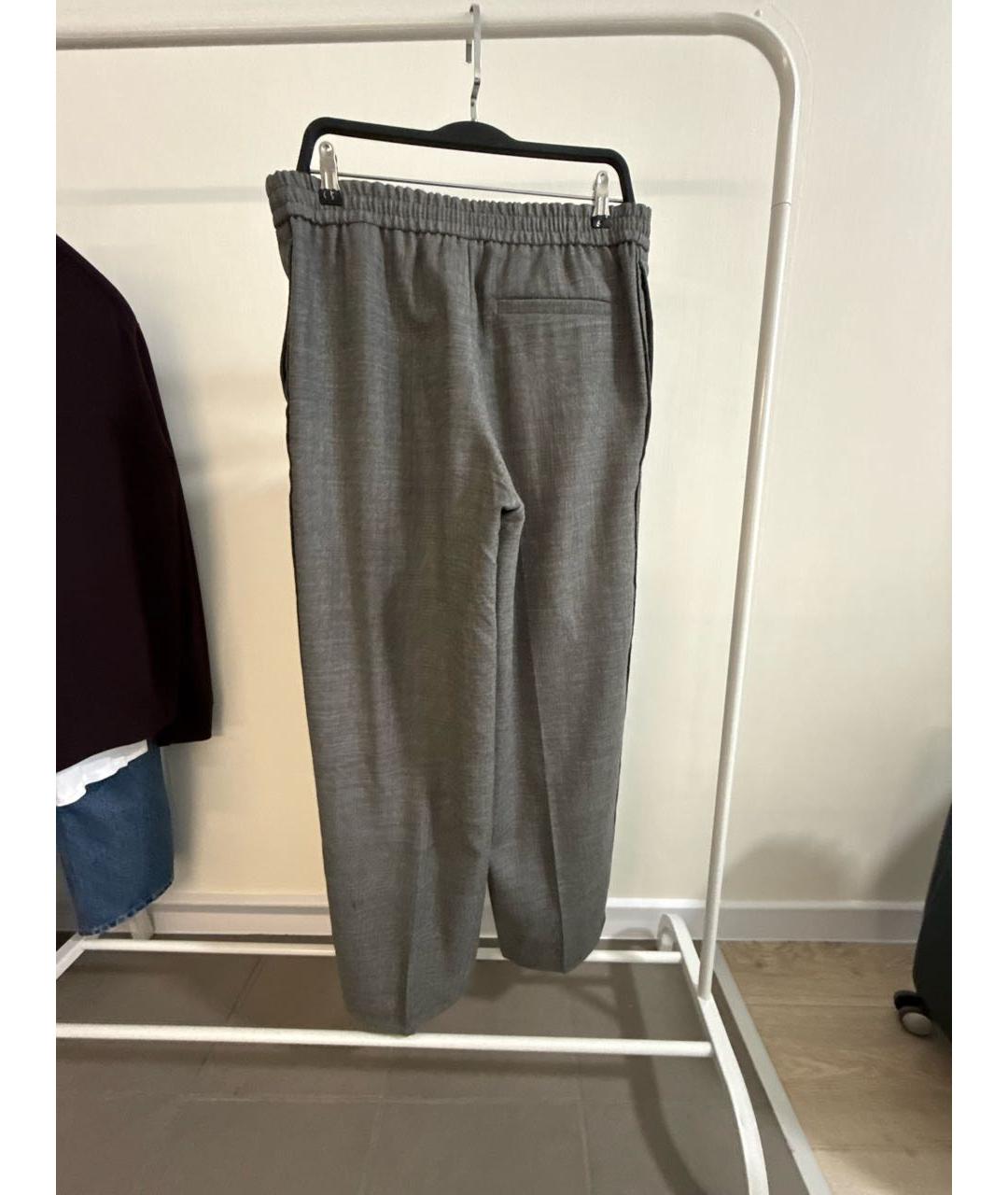 COS Серые шерстяные классические брюки, фото 2