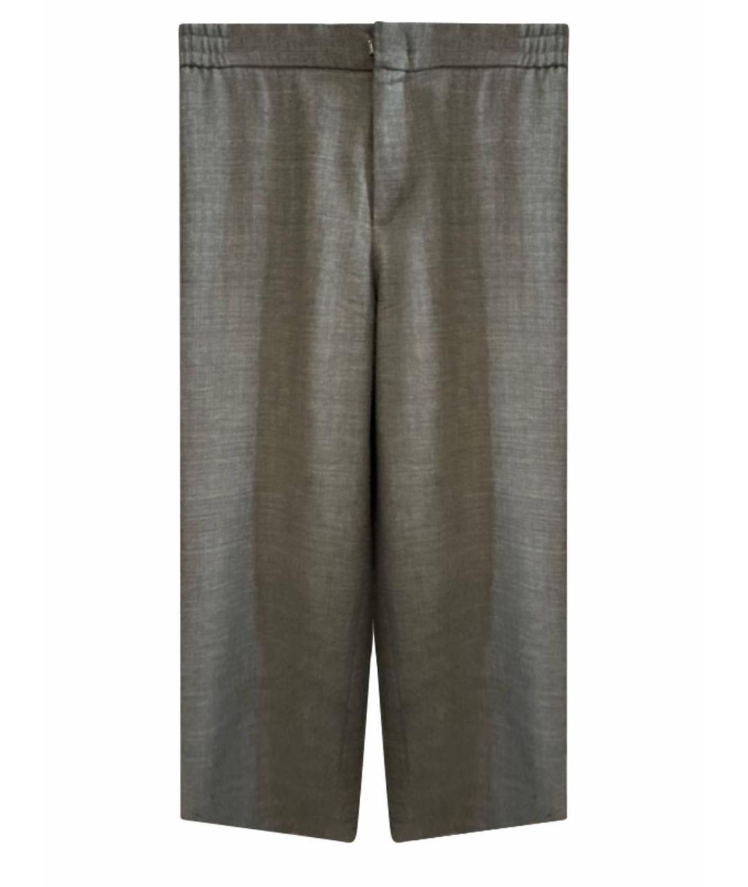 COS Серые шерстяные классические брюки, фото 1