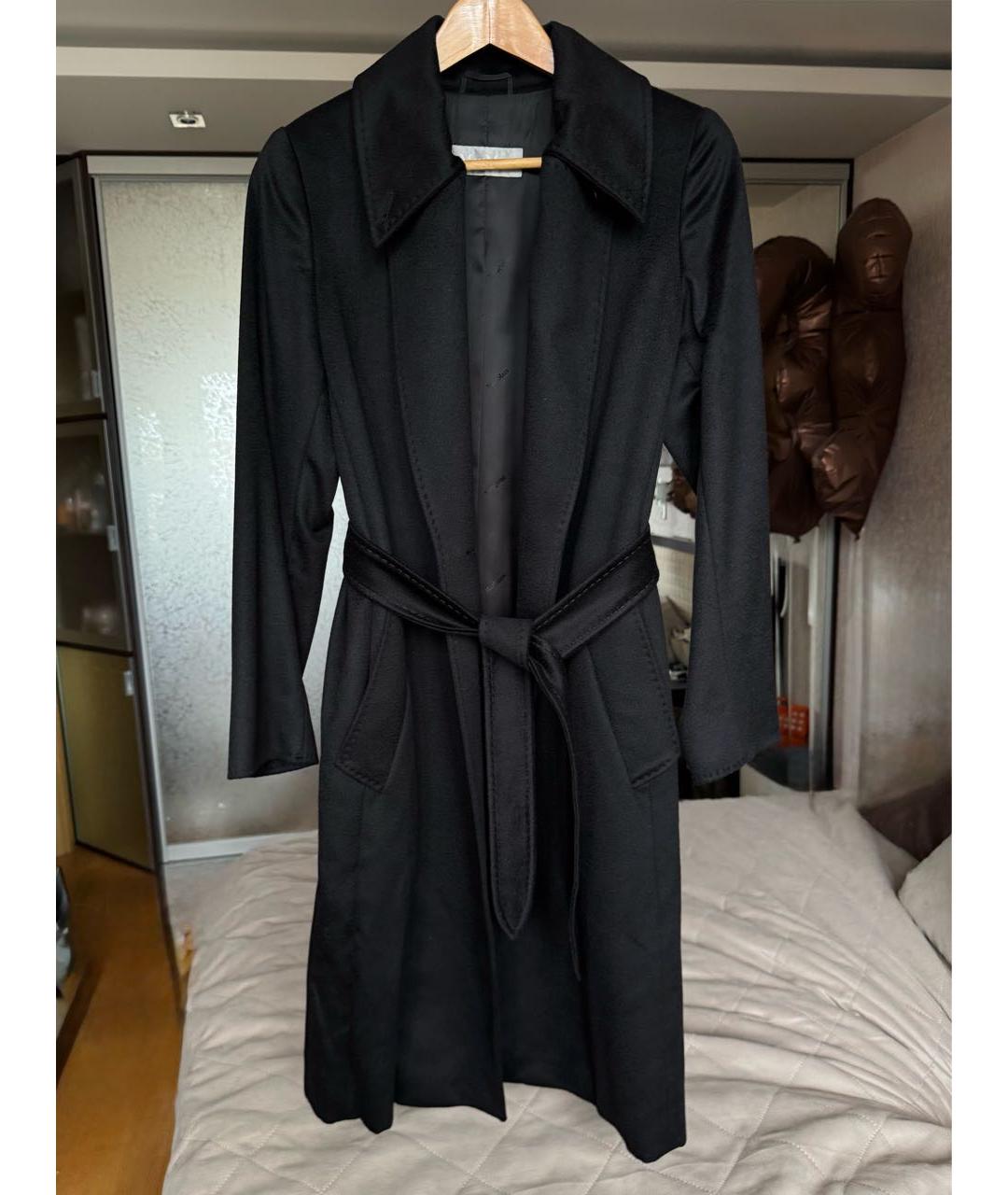MAX MARA Черное кашемировое пальто, фото 9