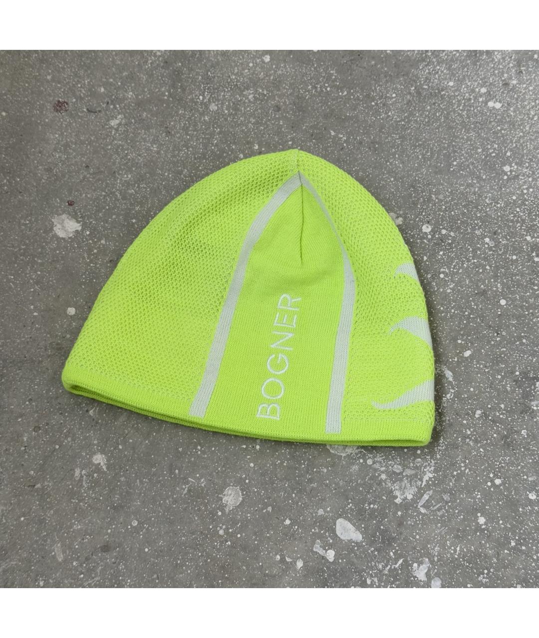 BOGNER Зеленая шерстяная шапка, фото 2