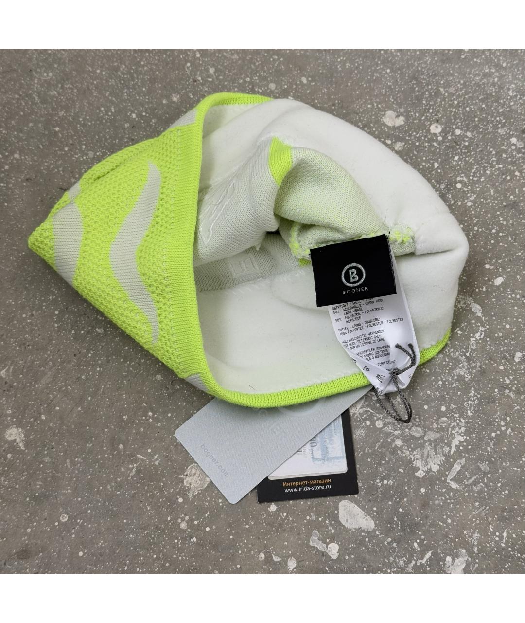 BOGNER Зеленая шерстяная шапка, фото 4
