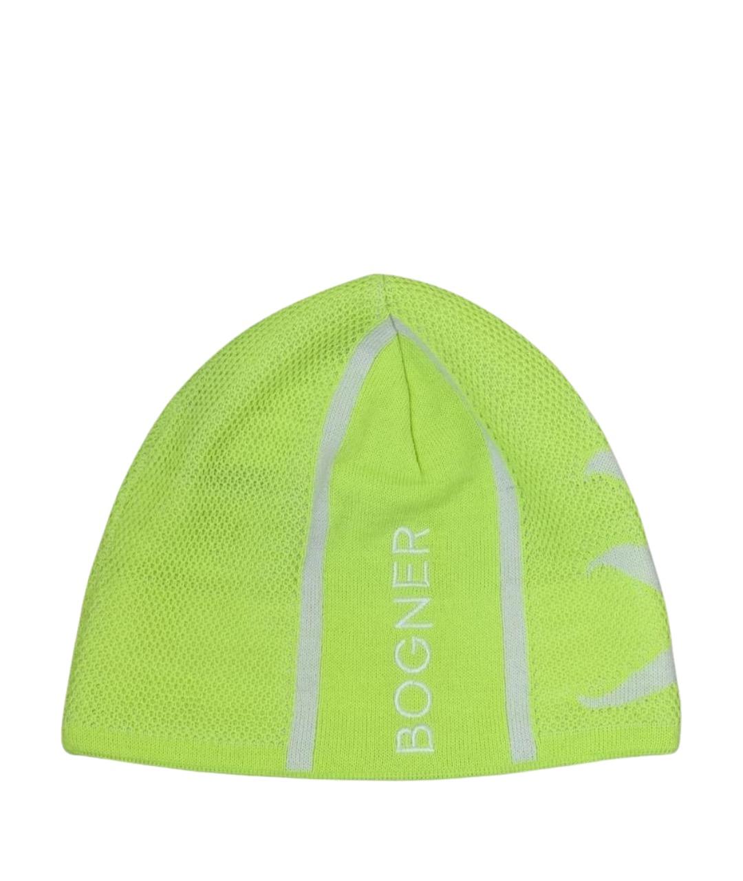 BOGNER Зеленая шерстяная шапка, фото 1