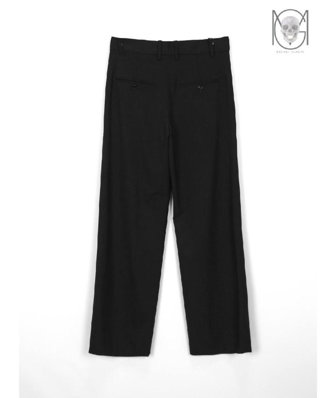 ISABEL MARANT Черные шерстяные брюки широкие, фото 2