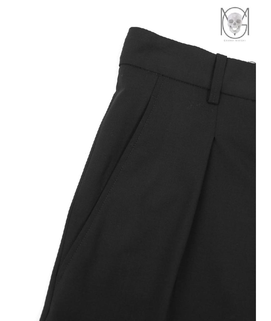 ISABEL MARANT Черные шерстяные брюки широкие, фото 9