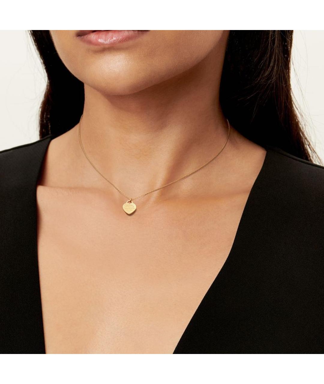 TIFFANY&CO Золотая подвеска из желтого золота, фото 8