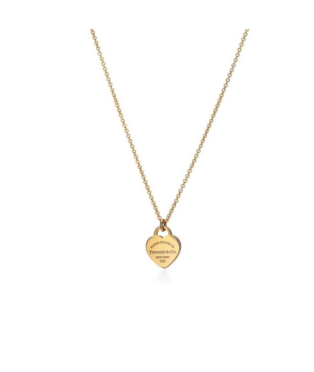 TIFFANY&CO Золотая подвеска из желтого золота, фото 3