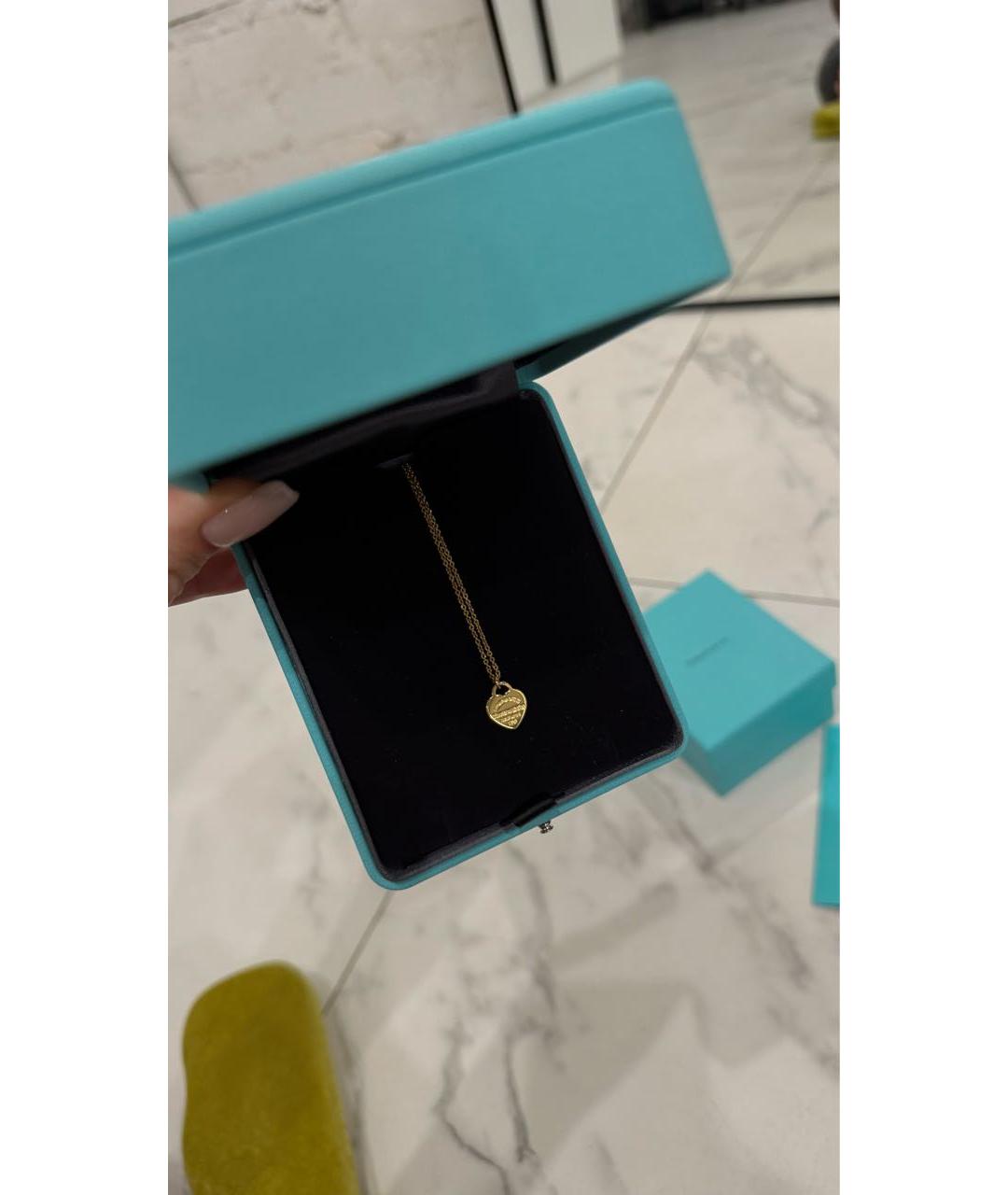 TIFFANY&CO Золотая подвеска из желтого золота, фото 5