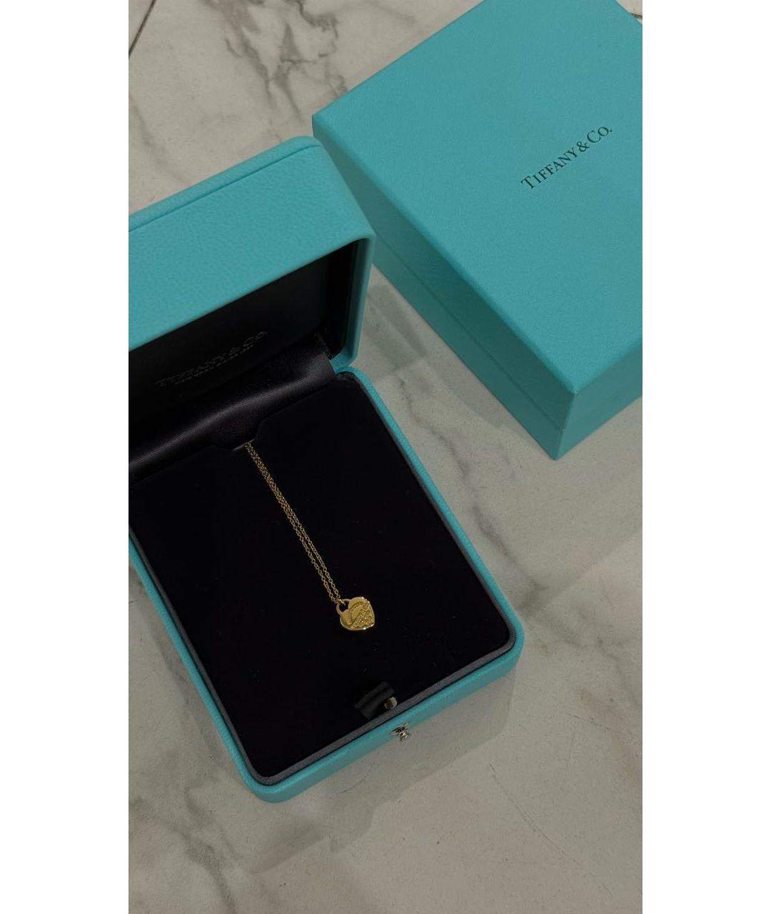 TIFFANY&CO Золотая подвеска из желтого золота, фото 6
