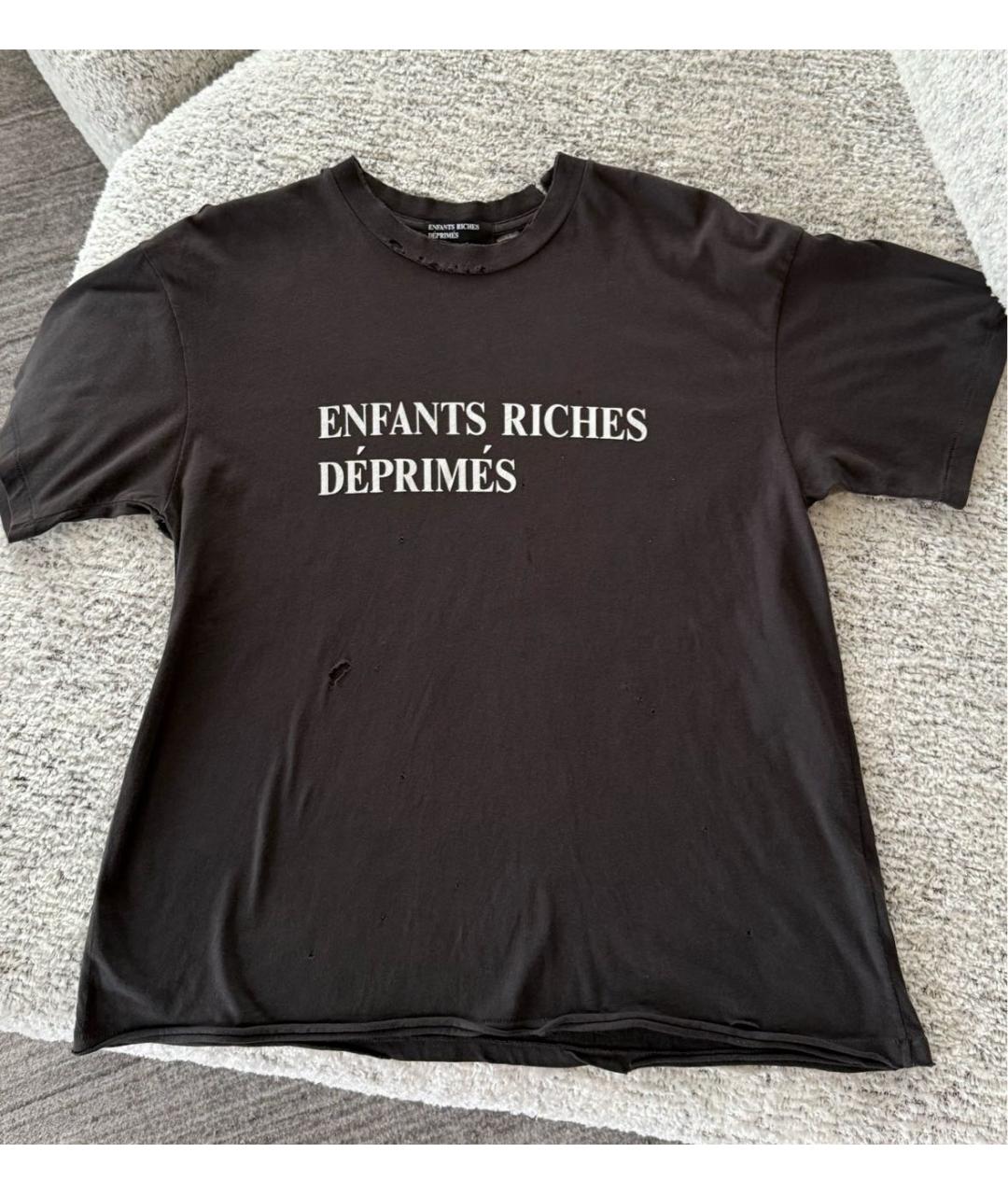 Enfants Riches Déprimés Серая хлопковая футболка, фото 5