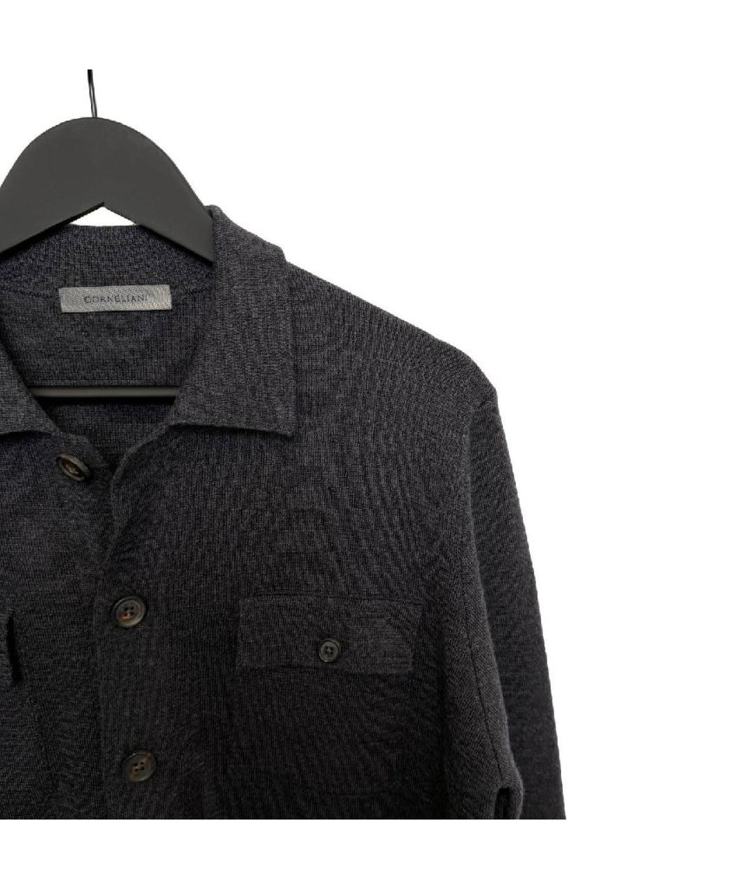 CORNELIANI Черный шерстяной кардиган, фото 3