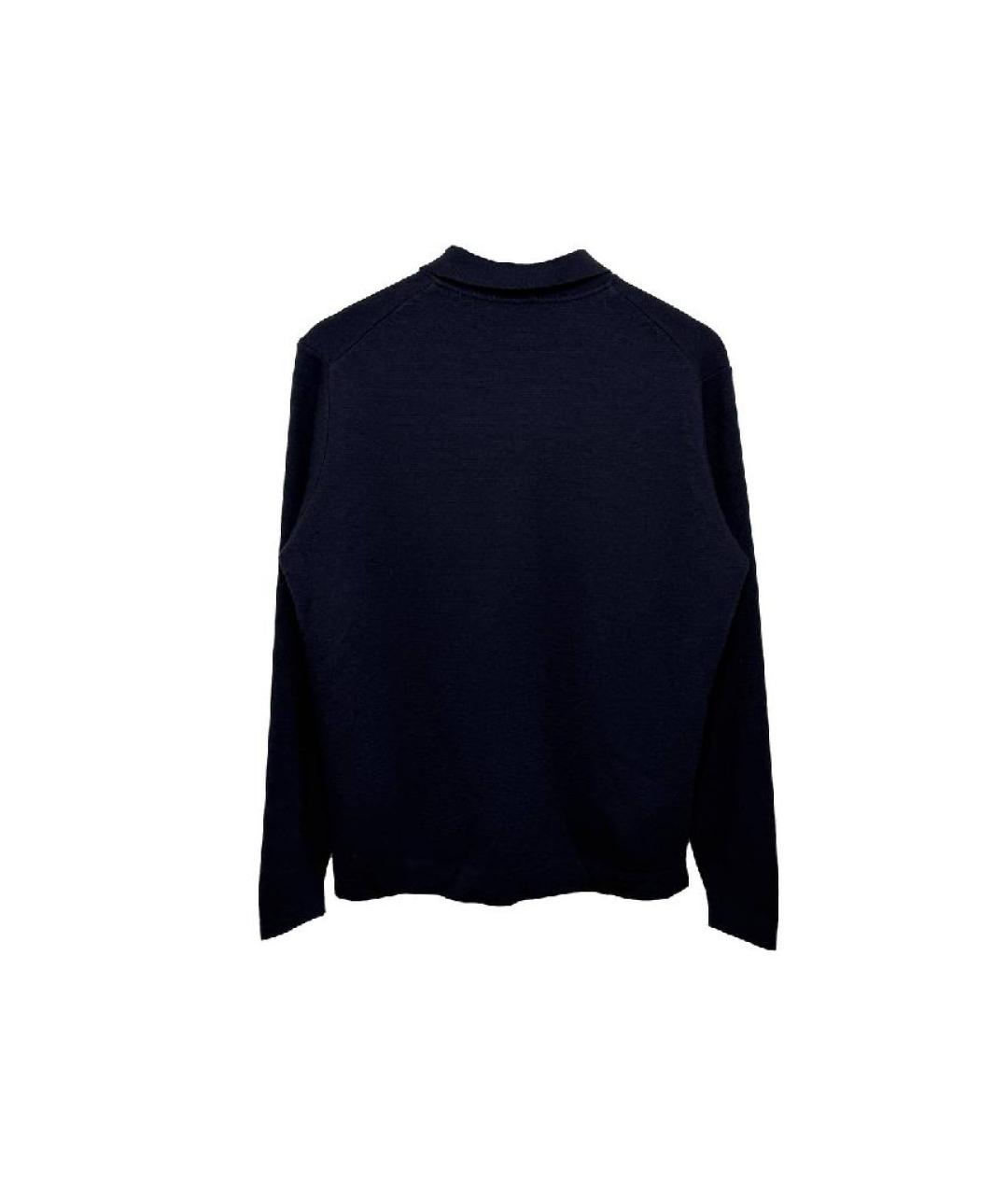 CORNELIANI Темно-синий шерстяной кардиган, фото 2