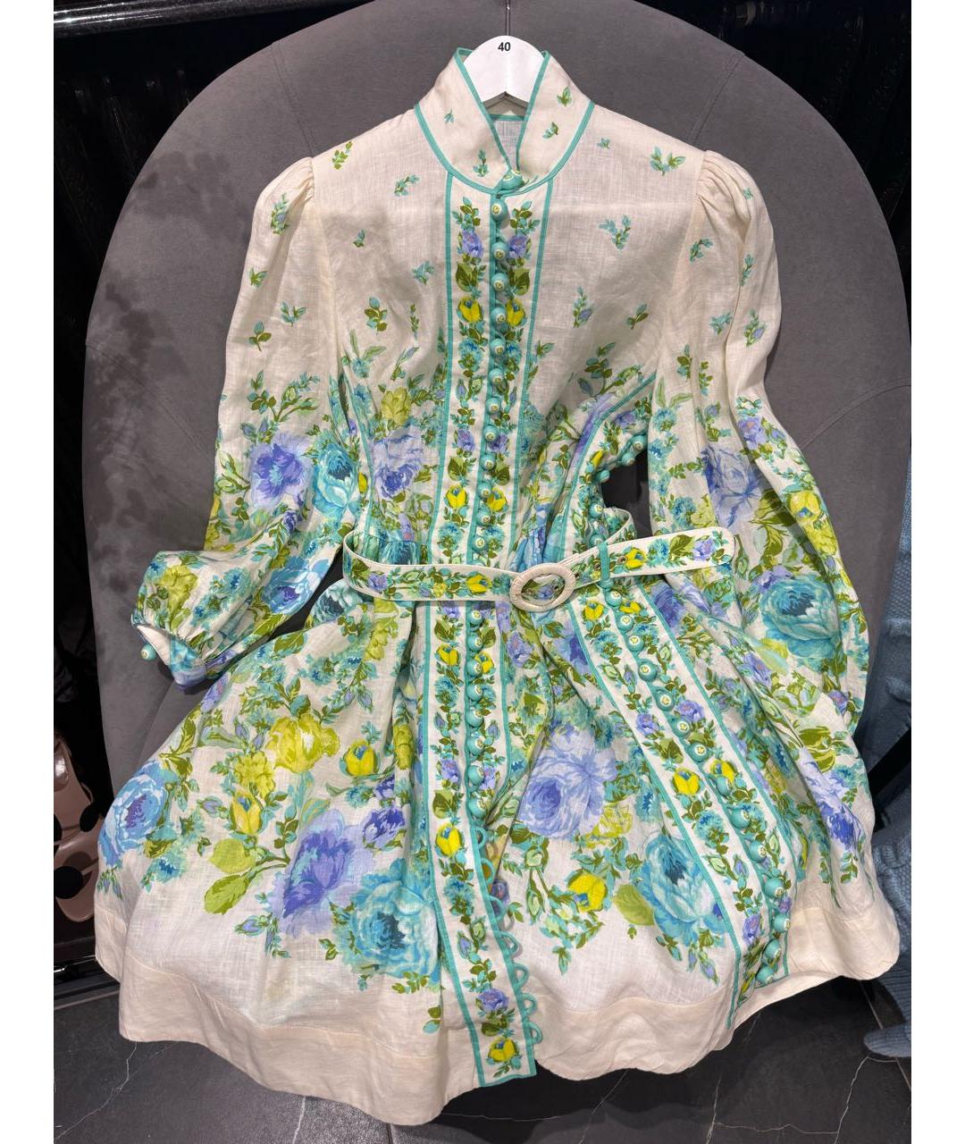ZIMMERMANN Мульти хлопковое повседневное платье, фото 3