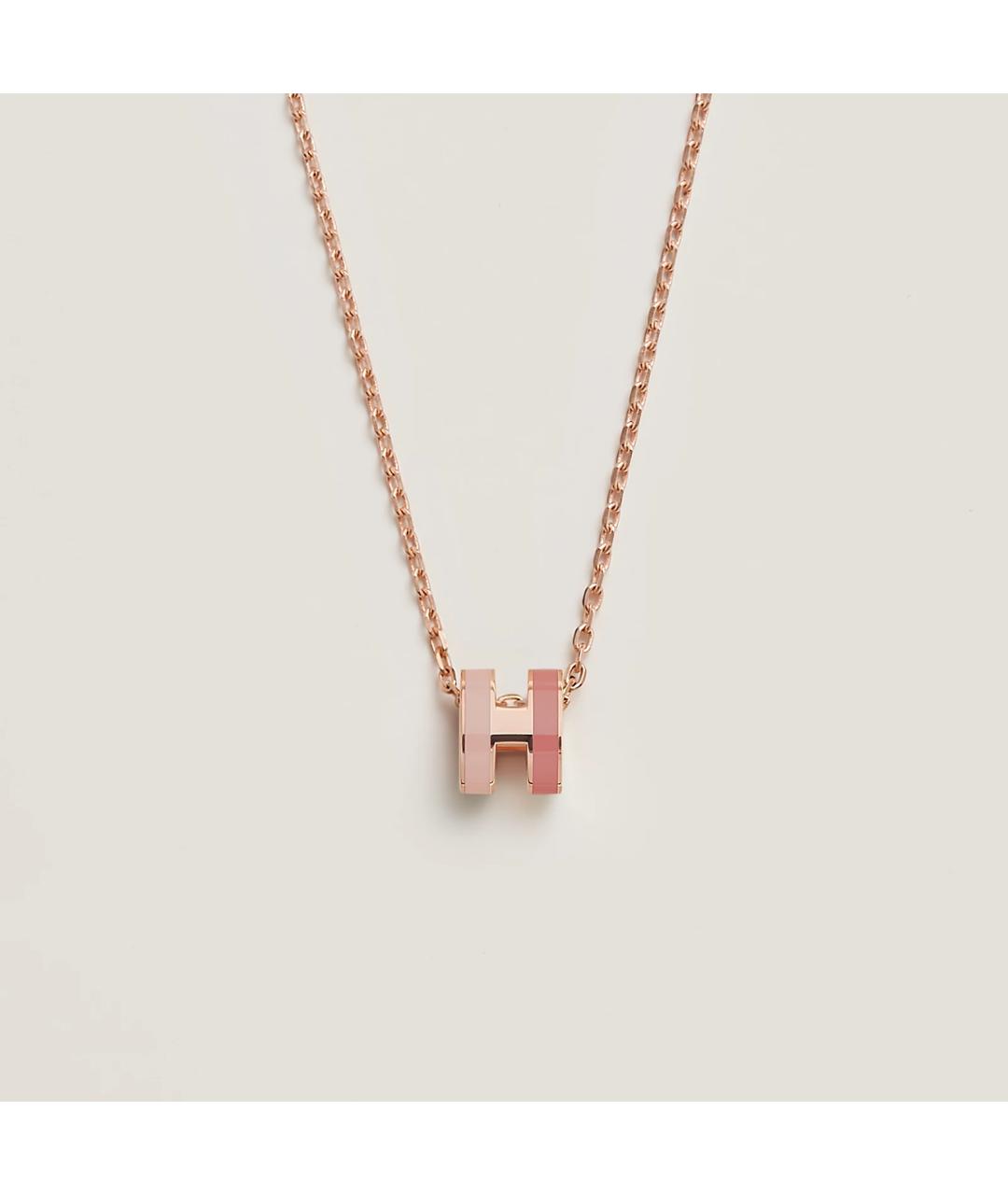 HERMES Золотая металлическая подвеска, фото 3