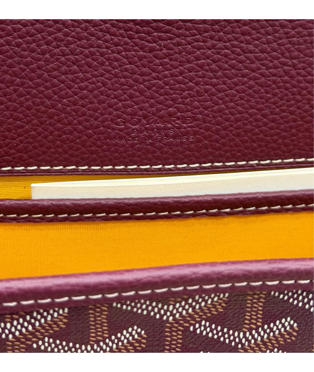 GOYARD Бордовая сумка на плечо, фото 5