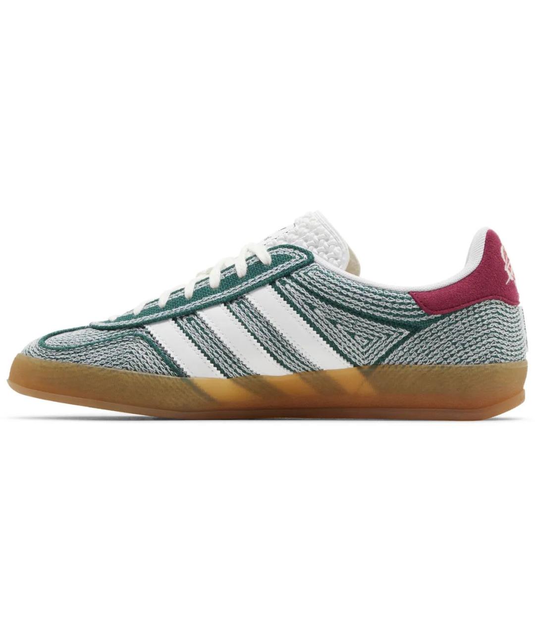 ADIDAS Зеленые текстильные низкие кроссовки / кеды, фото 2
