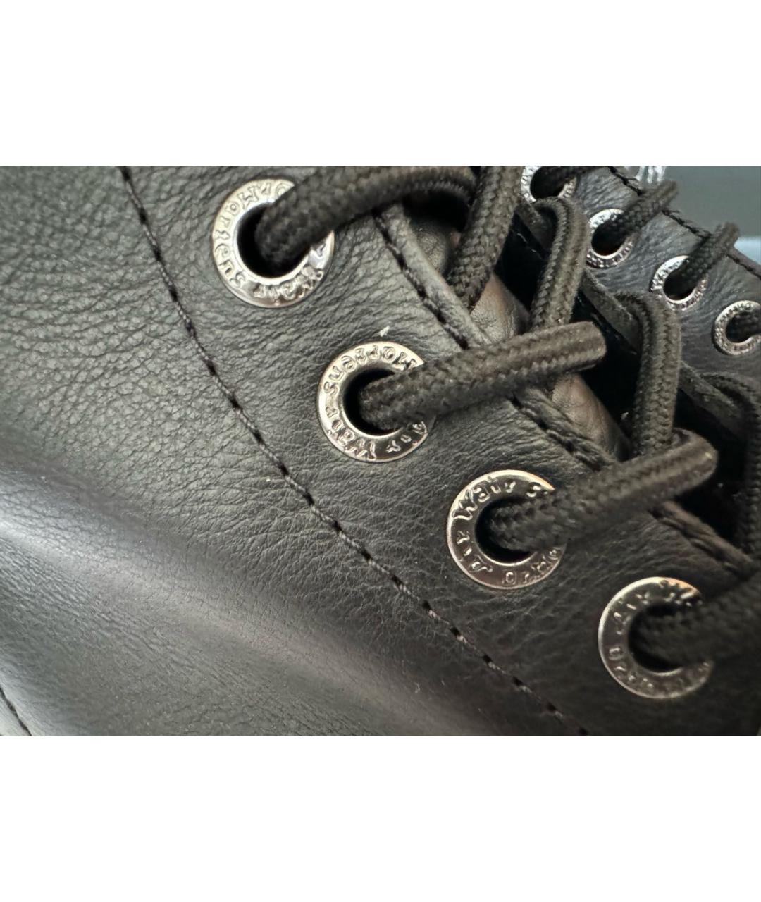 DR. MARTENS Черные кожаные ботинки, фото 6