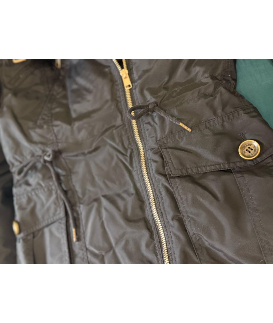 BURBERRY Темно-синий пуховик, фото 8