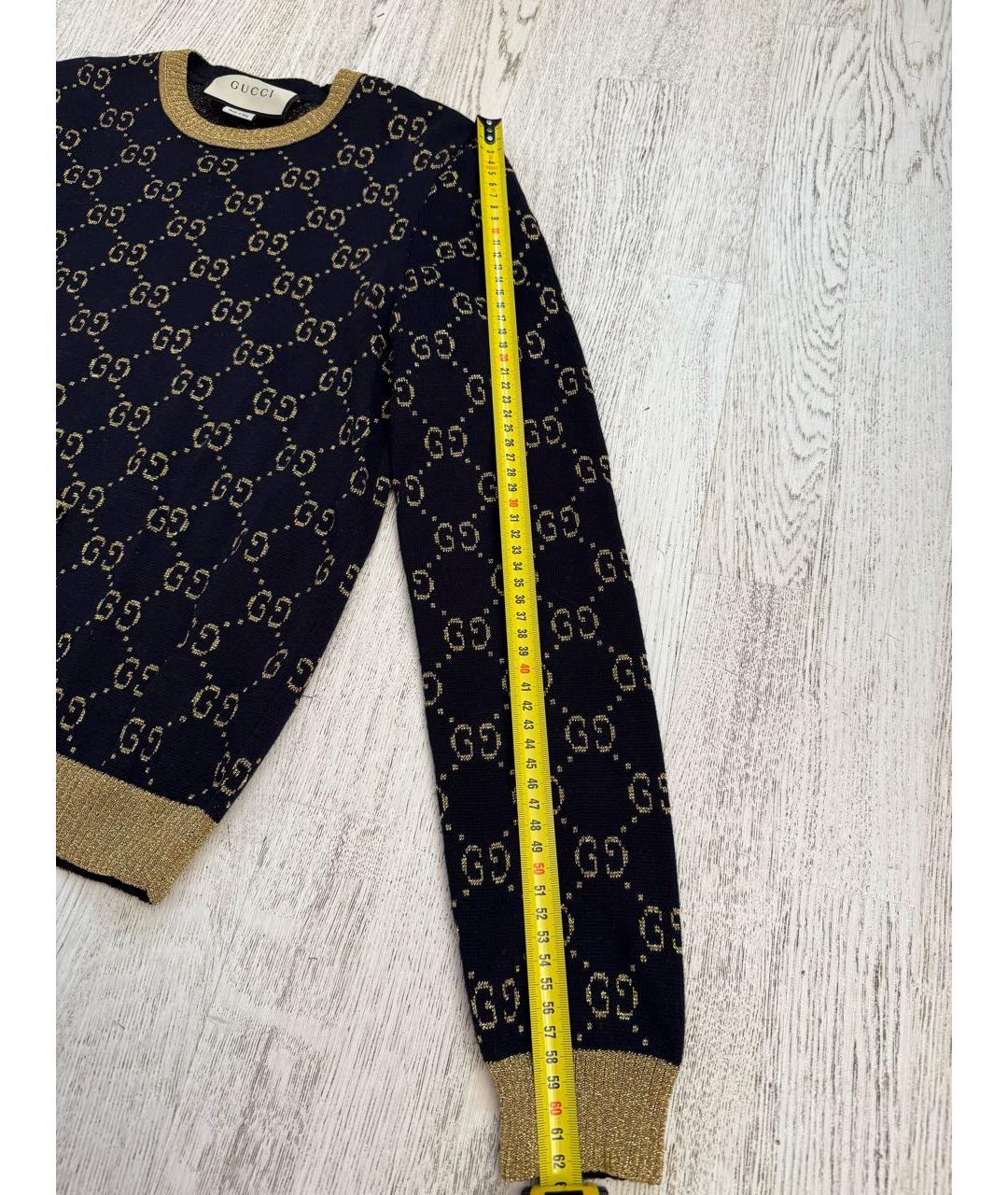 GUCCI Черный хлопковый джемпер / свитер, фото 6