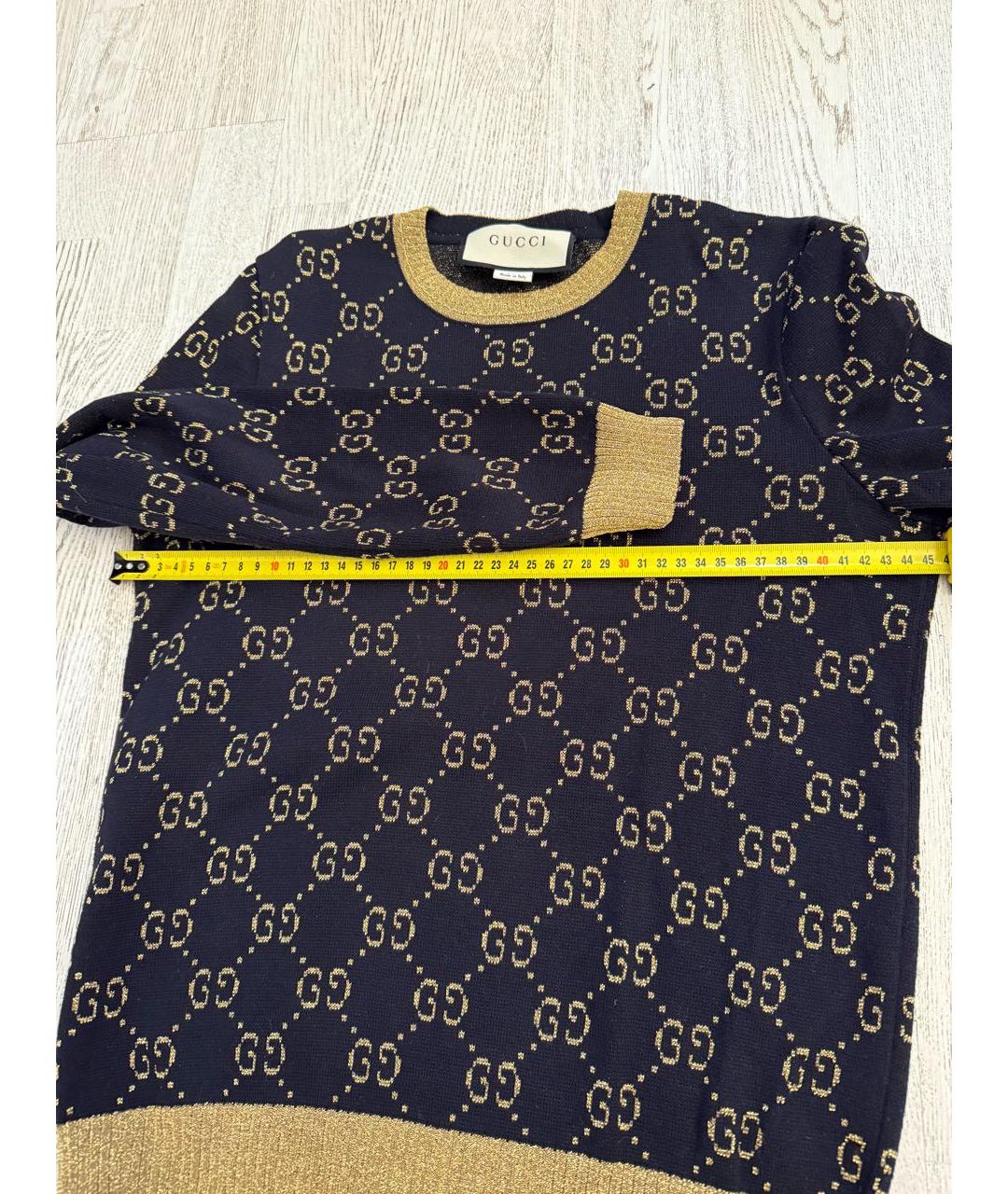 GUCCI Черный хлопковый джемпер / свитер, фото 7